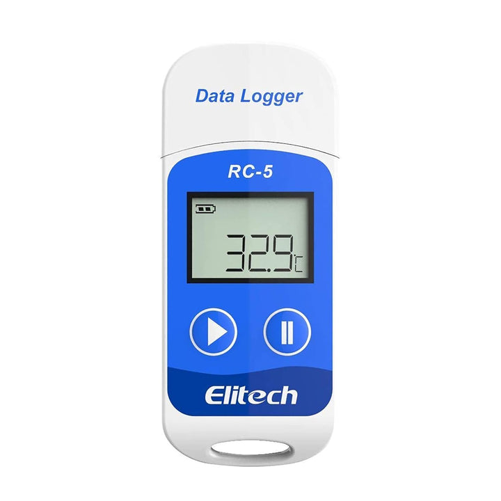 Elitech RC-5 Temperatur Datenlogger - Mini USB Temp Rekorder Interner Externer Sensor Hohe Genauigke