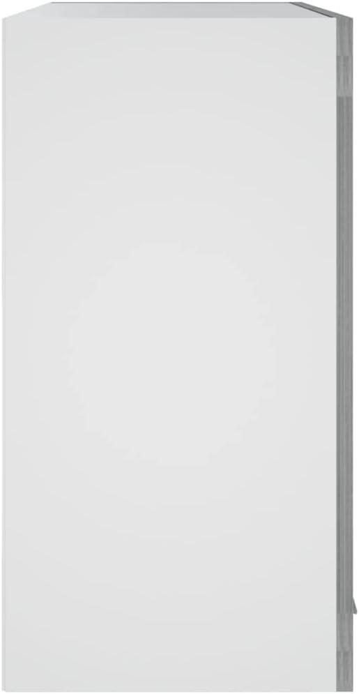 Hängeschrank Glas Grau Sonoma 60x31x60 cm Holz KüChenschrank HäNgeschrank KüChe Vorratsschrank Schra