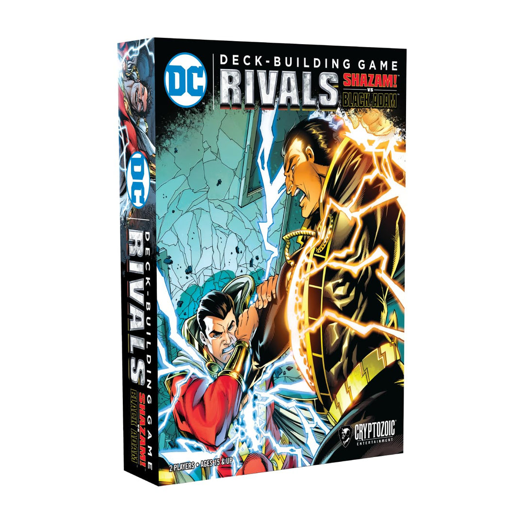 Cryptozoic DC Deck-Building Game: Rivals – Shazam! vs. Black Adam | 2-Player Strategy Card Game | St