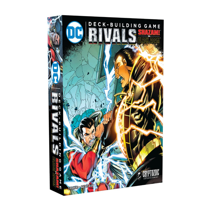 Cryptozoic DC Deck-Building Game: Rivals – Shazam! vs. Black Adam | 2-Player Strategy Card Game | St
