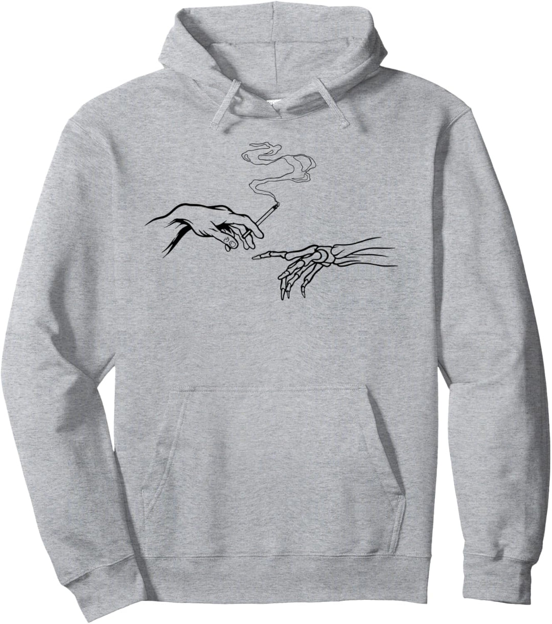 Die Zerstörung Adams - Raucher Parodie - Michelangelo Kunst Pullover Hoodie