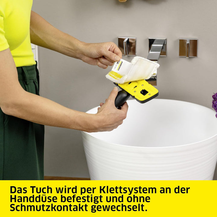 Kärcher Flexible Handdüse, Zubehör für Dampfreiniger, Dampfreiniger für Badewannen, Waschbecken, geb