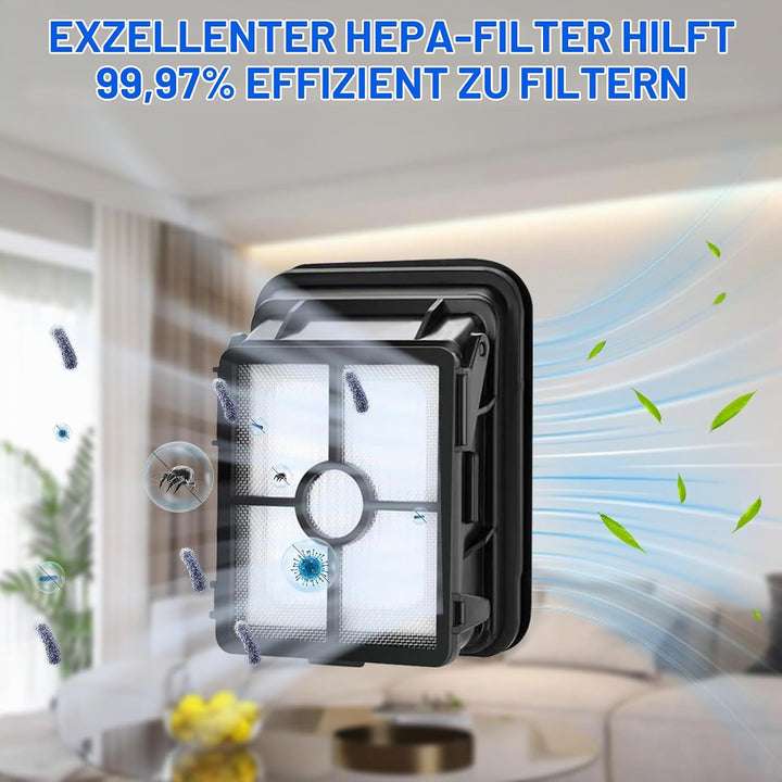 Zubehör für Bissell CrossWave, Ersatzteile für Bissell mit 3 Bürstenrollen, 3 Ersatz Filter und 1 Re