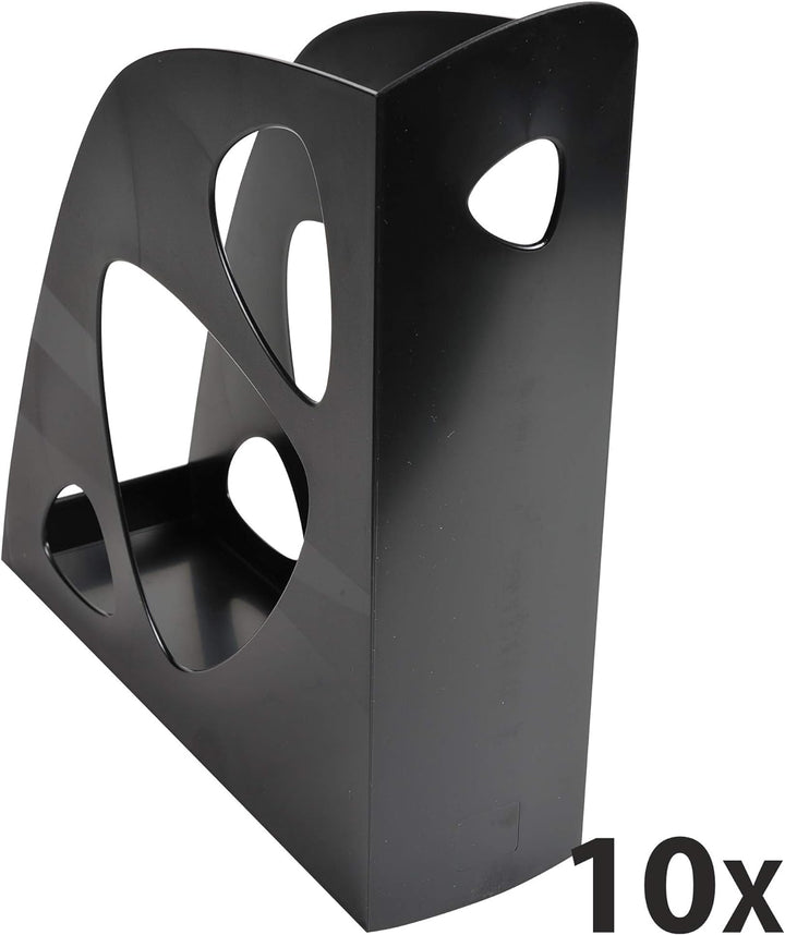 Exacompta 181014D 10er Pack Premium Stehsammler ECOMAG aus Recycling-Kunststoff Blauer Engel zertifi