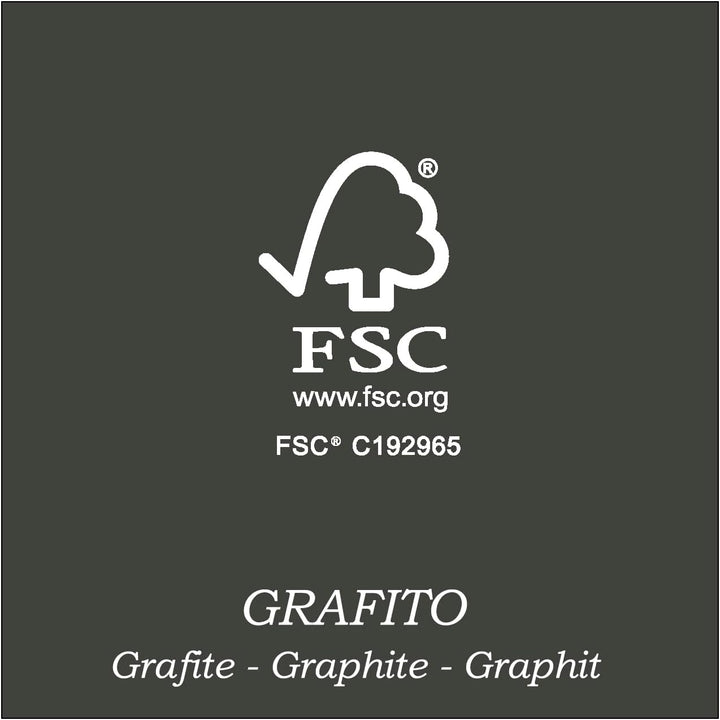 Henor Monitorständer TV-Bildschirmerhöhung in FSC® Holz 82 x 26.5 x 12 cm. Unterstützt 50 kg Graphit
