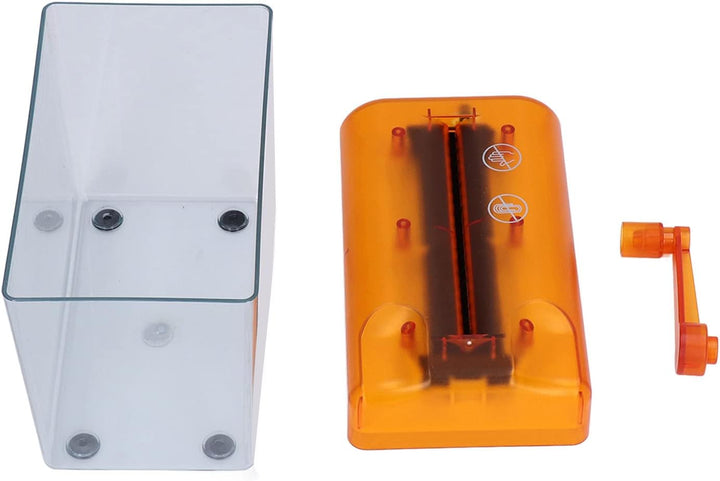 Tragbarer Manueller Aktenvernichter für Zuhause, Aktenvernichter mit 2 Blatt Kreuzschnitt, Handkurbe