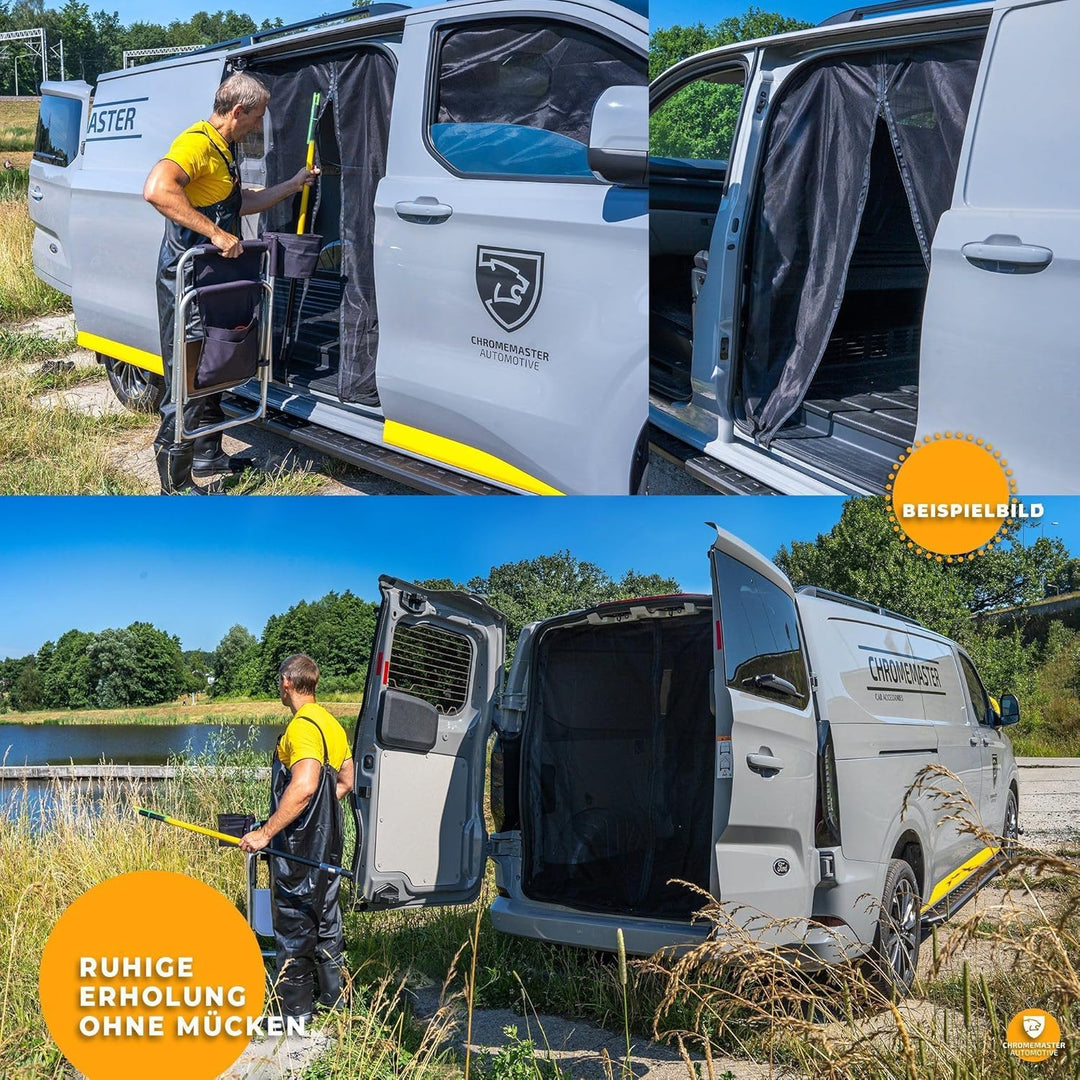 CHROMEMASTER | Magnetisches Fliegengitter für Camper, Campervan, Wohnmobil | Kompatibel mit Renault