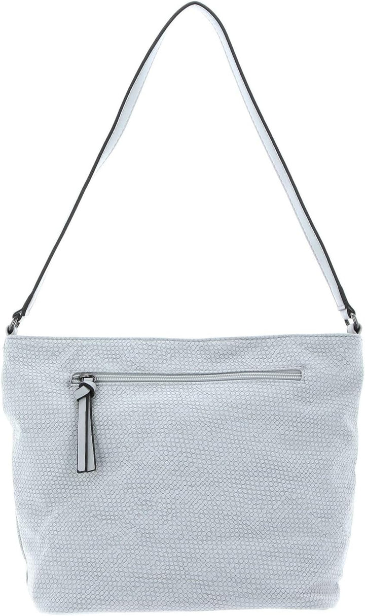 Tamaris Alessia Hobo Bag S Schultertasche Grau (Light Grey Comb), Grau (Light Grey Comb)