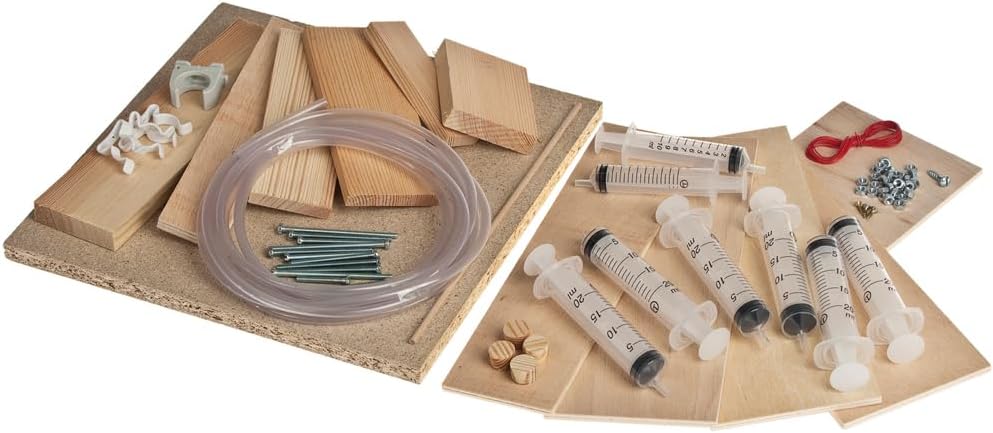 matches21 Roboterarm-Bagger 42 cm Bausatz f. Kinder Werkset Bastelset ab 13 Jahren