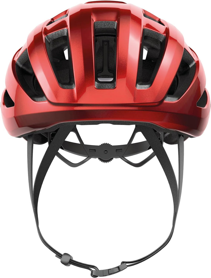 ABUS Rennradhelm PowerDome - leichter Fahrradhelm mit cleverem Belüftungssystem und aerodynamischem