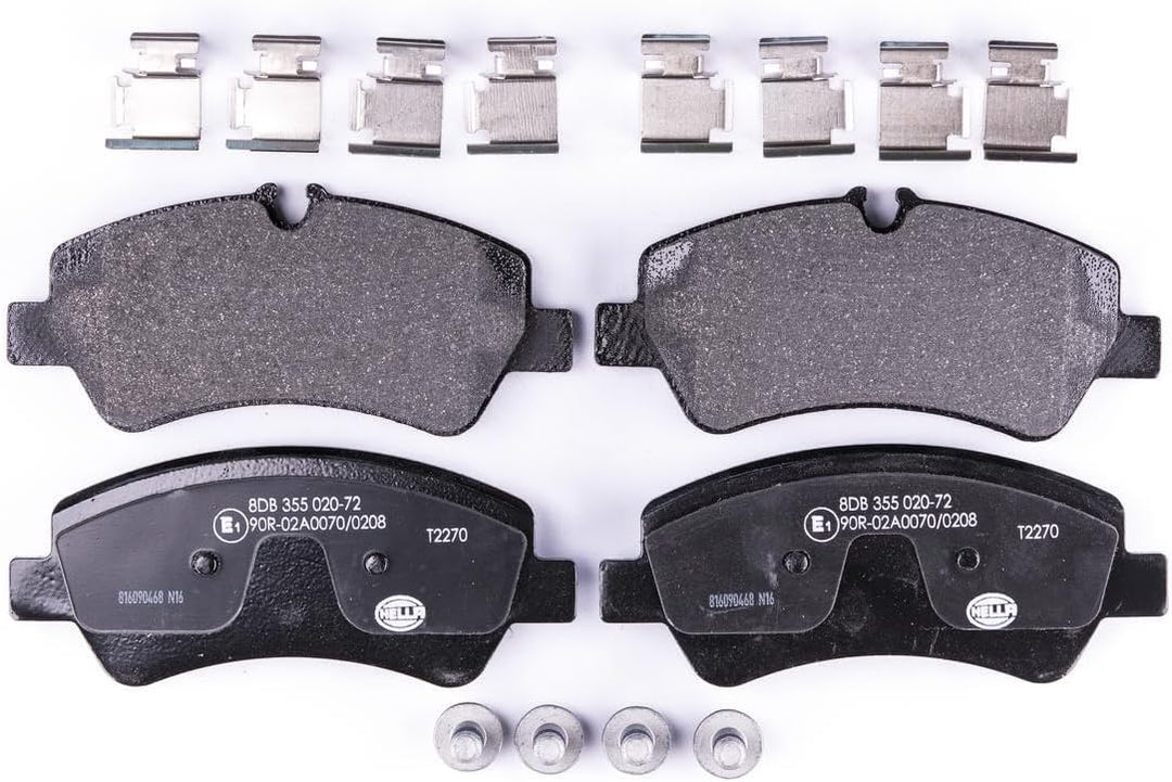 HELLA PAGID 8DB 355 020-721 Bremsbelagsatz - T2270 - Dicke/Stärke: 17.8mm - Bremssystem: TRW - für V