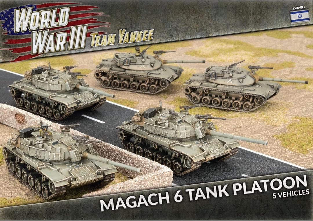 WW3: Magach 6 (Blazer) Platoon (WWIII x5 Plastic)