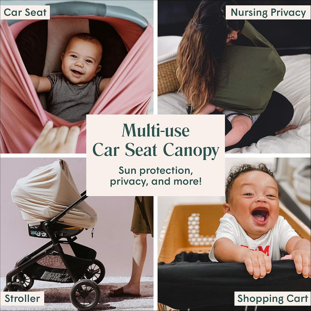 Simka Rose Car Seat Covers for Babies- Nursing Cover Breast feeding Essentials &amp; Baby Necessities- C