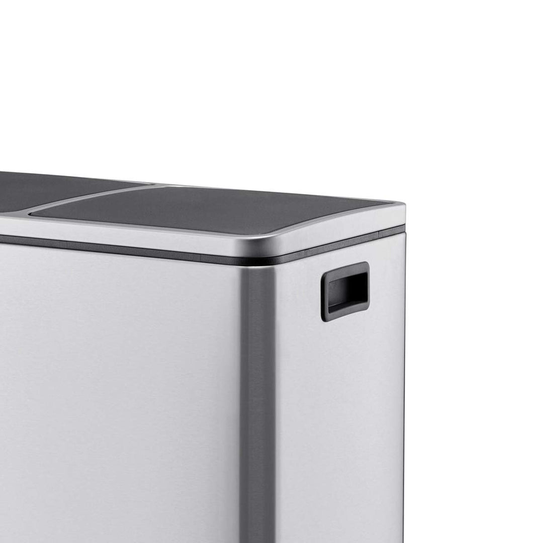 SVITA TM2X24 Treteimer 48 Liter Abfalleimer Mülleimer Design Mülltrennung Papierkorb Küchen-Ordnung