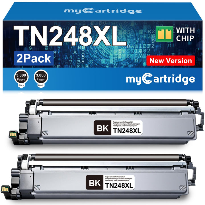 MYCARTRIDGE TN248XL Kompatibel für Brother TN248 TN248XL für Brother MFC-L3760CDW Toner DCP-L3560CDW