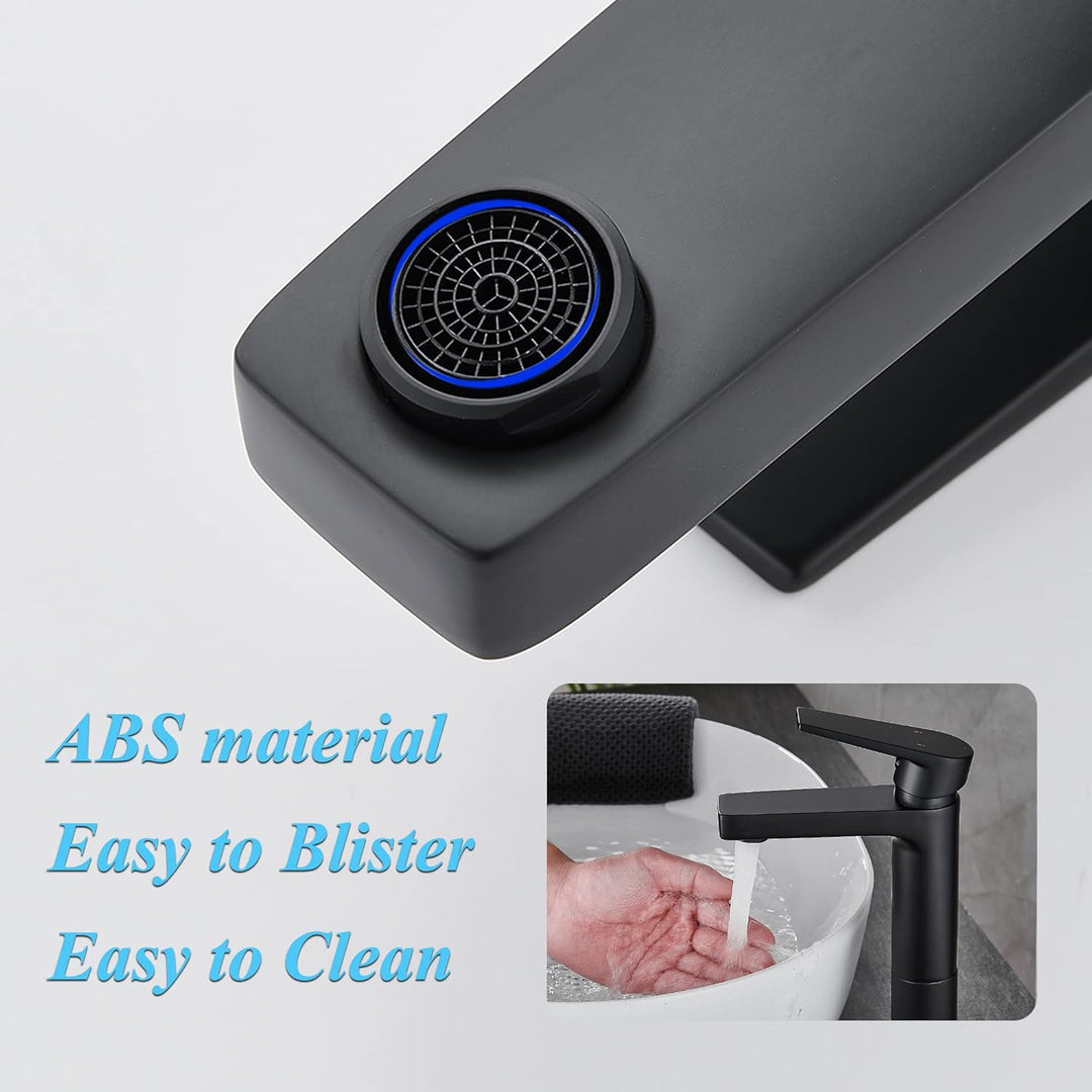 GRICOL Wasserhahn Bad Waschbecken Massives Messing Mischbatterie Einhebelmischer Badarmaturen Kaltwa