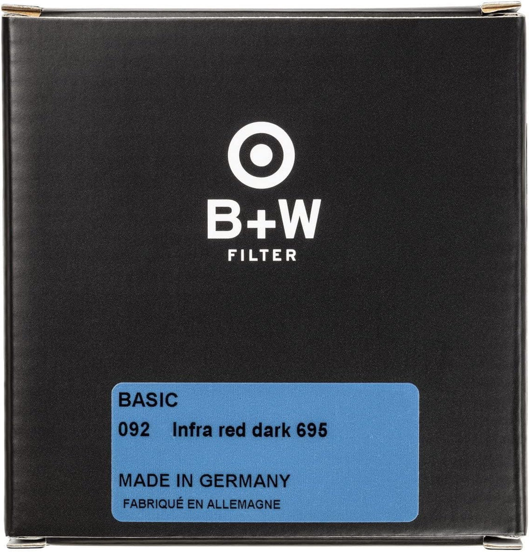 B+W Infrarotfilter dunkelrot 092 Basic 49mm