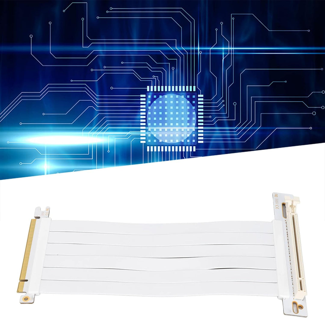 Dilwe PCI-E X16 3.0 Extender Riser Kabel, PCIe Verlängerungskabel 20cm 128Gbps High Speed PCI Expr