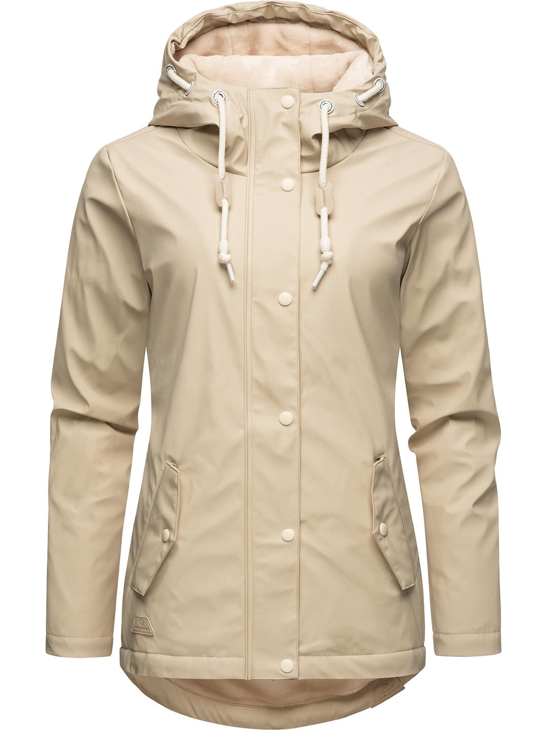 Ragwear Damen Winterjacke kurze Regenjacke wasserdicht warm gefüttert mit Kapuze Marge XS-6XL XS San