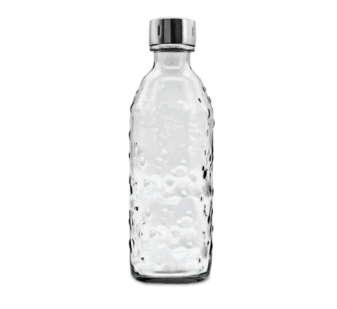 SodaBär® | Glasflasche für Wassersprudler (SodaStream*, Aarke*, uvm.) | 0,75l im Retro Look | Die ök