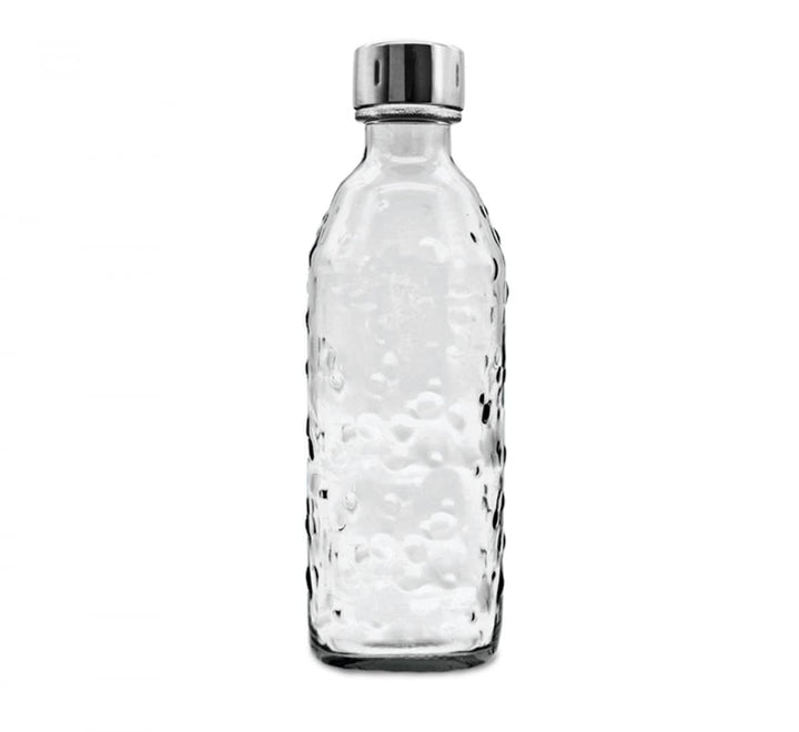 SodaBär® | Glasflasche für Wassersprudler (SodaStream*, Aarke*, uvm.) | 0,75l im Retro Look | Die ök