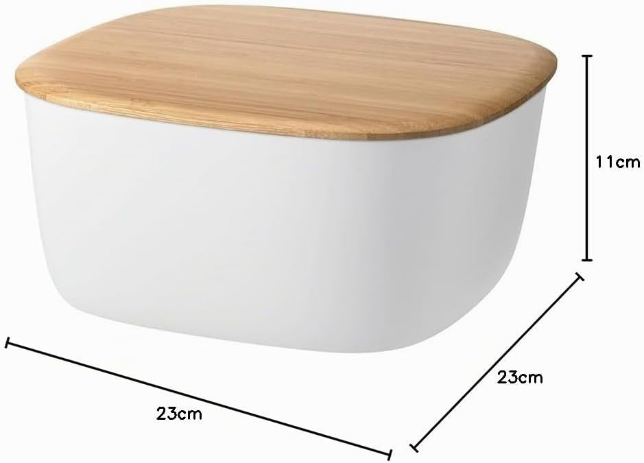 RIG-TIG Brotkasten Box-IT - Aufbewahrungsbox für Brot, Brötchen, Kekse, Gebäck, Schneidebrett als De