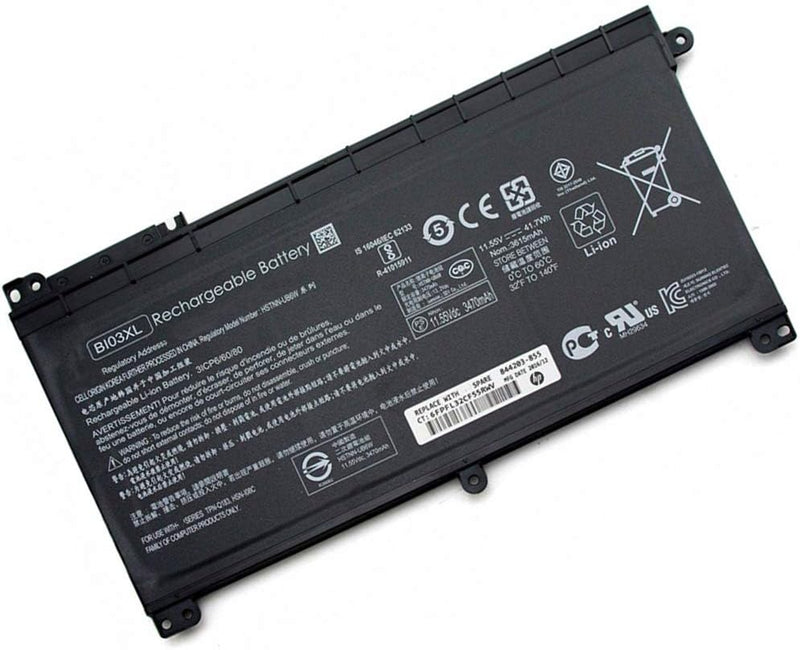 XITAIAN 41.7Wh 11.55V BI03XL Ersatz Laptop Akku für HP HSTNN-LB7P 844203-850 843537-421 BI03XL