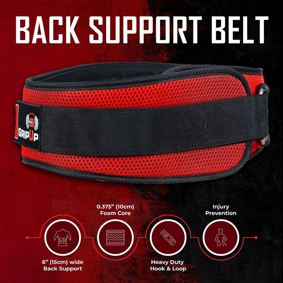 Weightlifting Back Support Belt aus Neopren – Ergonomischer Trainingsgürtel zur Rückenunterstützung