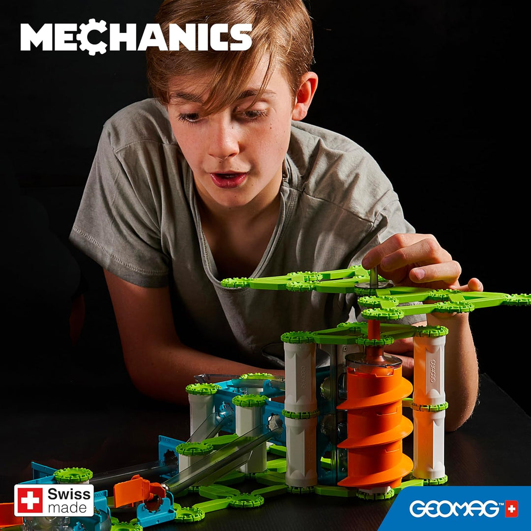 Geomag - Mechanics Gravity Elevator Circuit - Educational and Creative Game for Children - Magnetic