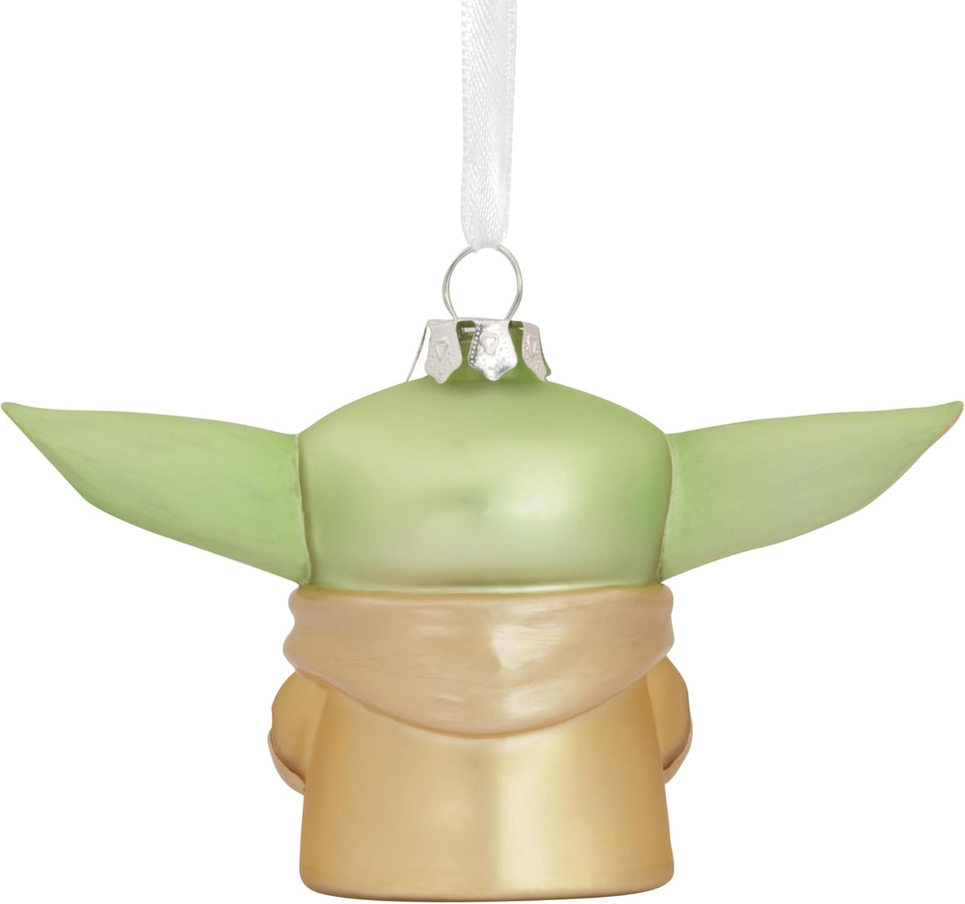 Hallmark Grogu Glas Ornament Star Wars Baumschmuck The Mandalorian Glas Hängende Ornament Weihnachte