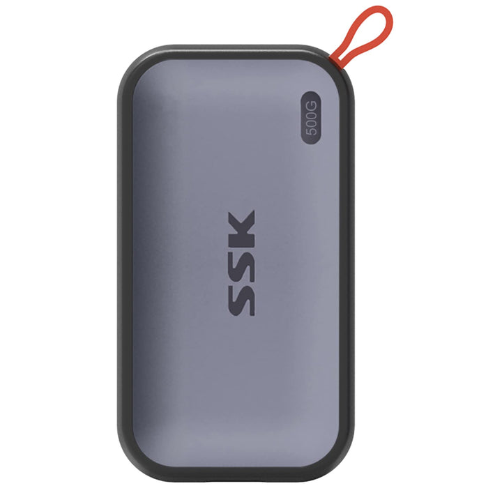 SSK 500GB tragbare Externe NVME-SSD, bis zu 1050 MB/s, Extreme Übertragungsgeschwindigkeit, USB 3.2