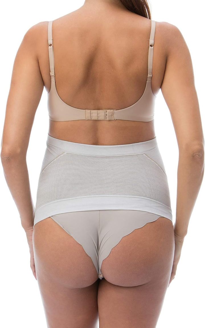 RelaxMaternity 5400 (Weiss/Silver, M) Band Unterleibstütze aus Silberfasern Schwangerschaft Silver M