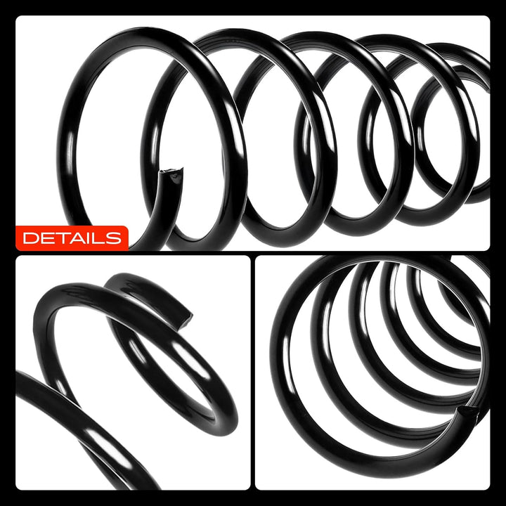 Frankberg 2x Federn Fahrwerksfeder Vorderachse Kompatibel mit Polo Classic 6KV2 1.9L 1996-2002 Polo