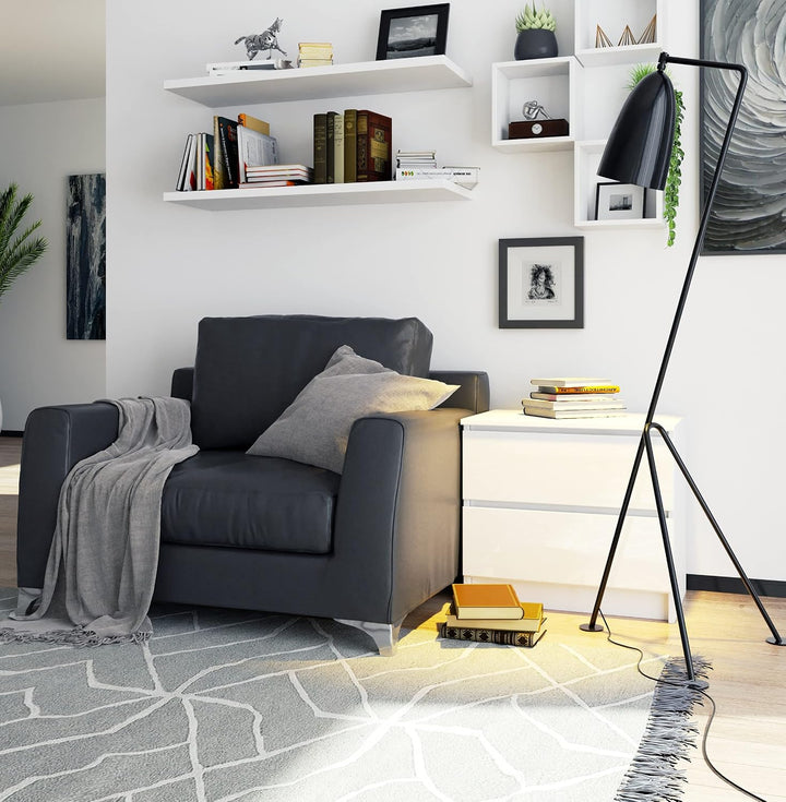 AKORD Kommode K60 mit 2 Schubladen | für das Wohnzimmer Schlafzimmer Schrank Büro Arbeitszimmer | Mo