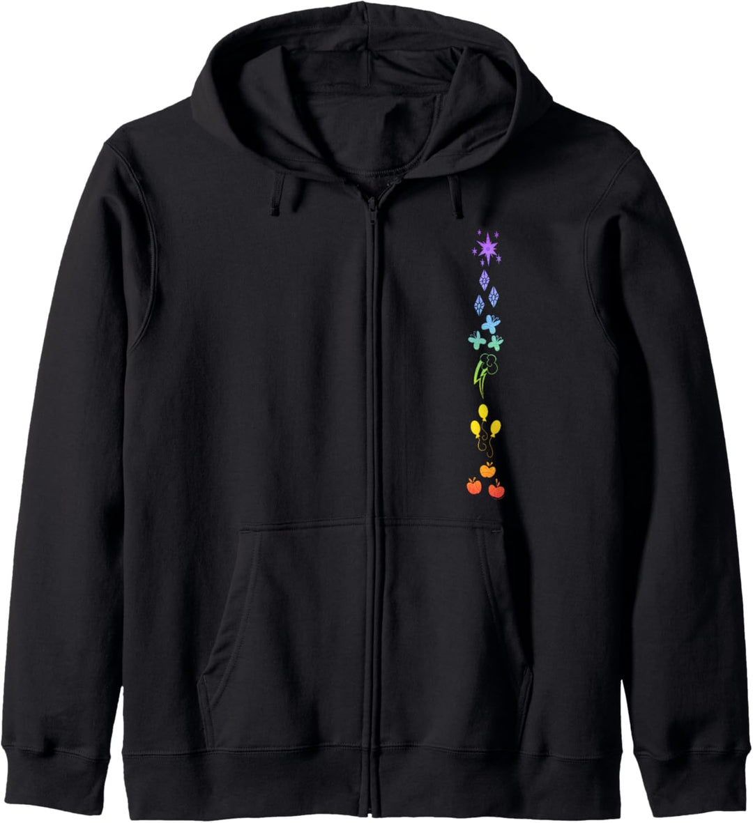 My Little Pony: Friendship Is Magic Rainbow Ponies Aligned Kapuzenjacke