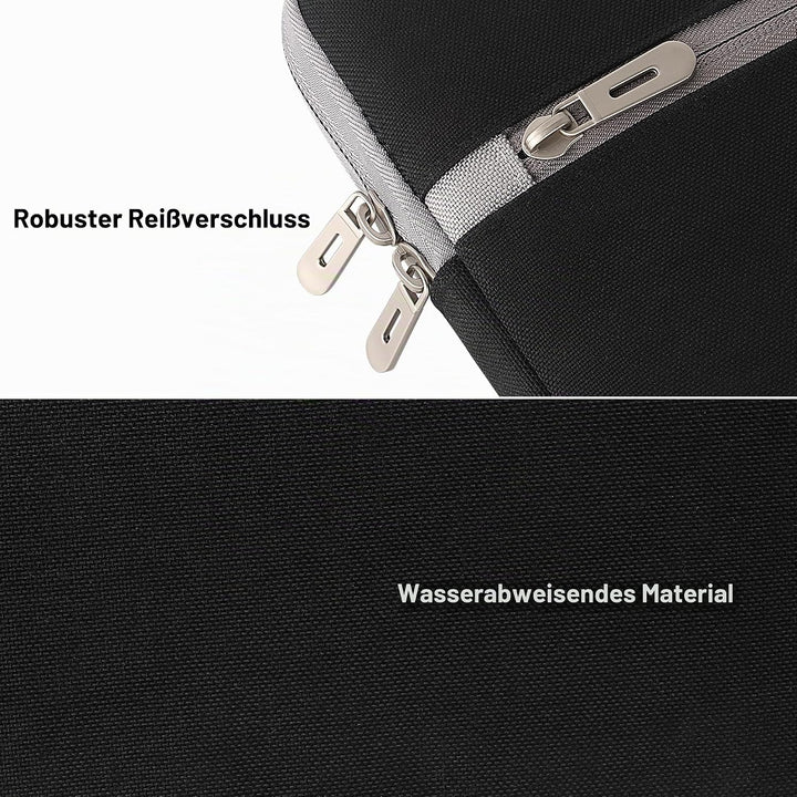 DOMISO Laptoptasche 17-17.3 Zoll Laptop Hülle Gepolsterte Notebook Tasche für Dell XPS 17, LG gram 1