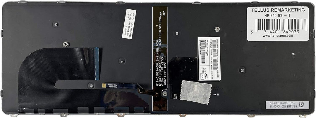 ersatztastatur Italienisch Hintergrundbeleuchtung für HP 840 G3, 745 G3, 840 G4, 745 G4 Backlit Ital