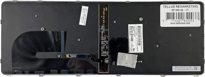 ersatztastatur Italienisch Hintergrundbeleuchtung für HP 840 G3, 745 G3, 840 G4, 745 G4 Backlit Ital