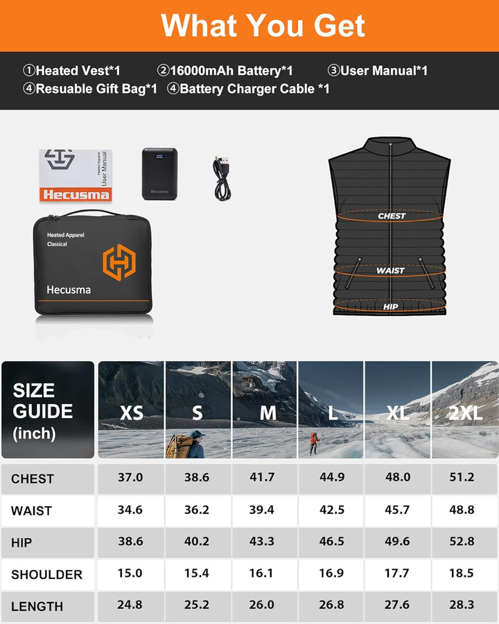 Flauschige Heizweste Damen mit 16000mAh 7.4V Powerbank inklusive, Sherpa Beheizte Weste Damen, Elekt