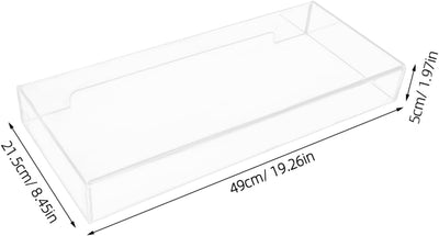 Tastaturabdeckung Transparente Acryl- -Abdeckung, Schutz für Katze, Desktop-, Monitorständer, stauba
