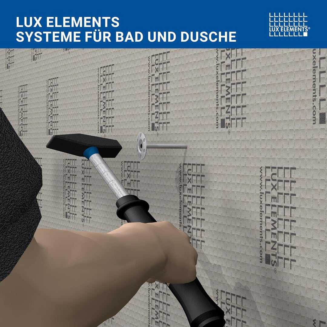 LUX ELEMENTS Schlagdübel FIX-FID 80 LFIXZ2101, Silber, 50 Stück 50 Stück Schlagdübel 8 cm, 50 Stück