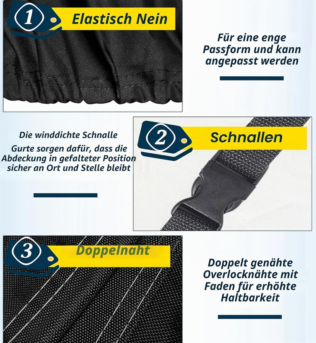 OUTTDID Tischtennis Schutzhülle, wasserdichte Tischtennisplatte 600D Oxford Polyester Abdeckung für