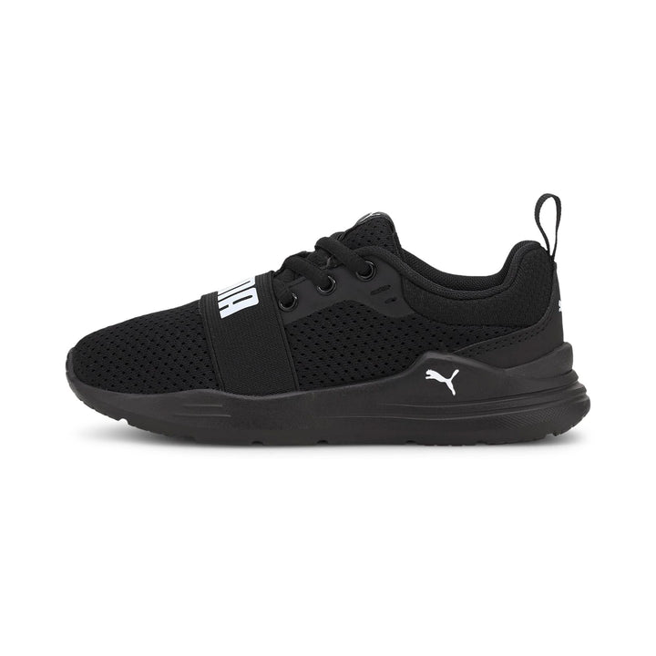 PUMA Unisex Kinder Wired Run Ps Sneaker 32.5 EU Puma Black Puma White, 32.5 EU Puma Black Puma White