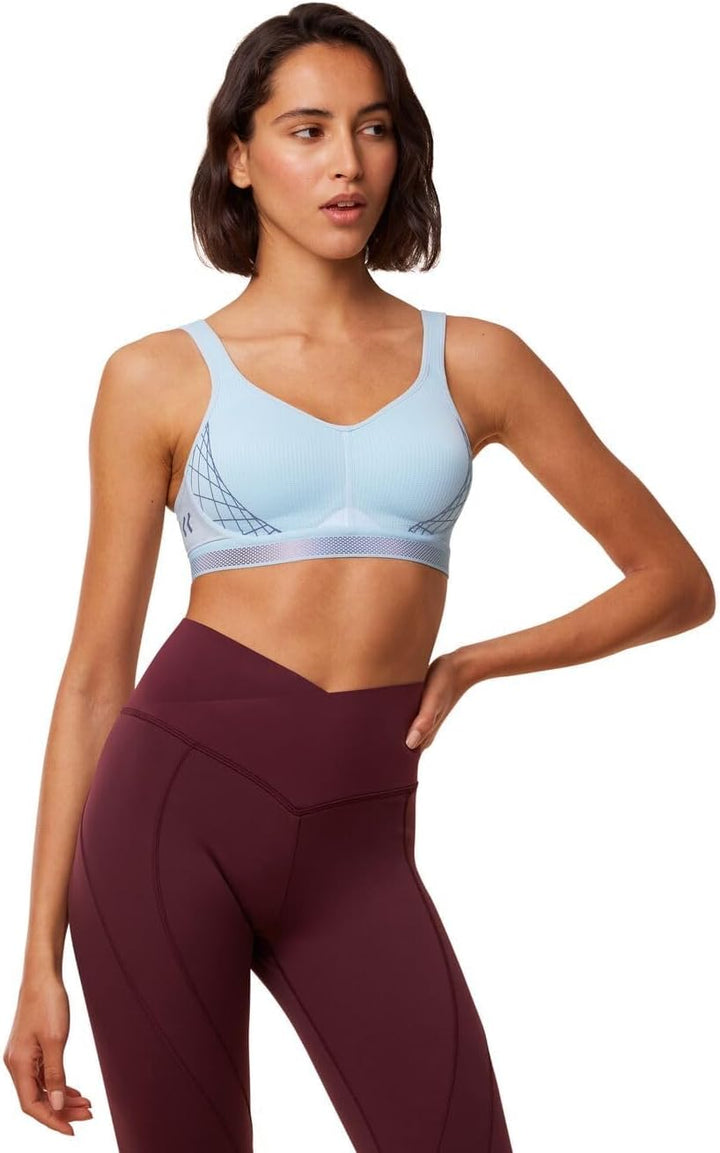 Triumph Damen Triaction Cardio Flow P Ex Sport-BH 75D Sky Blue, 75D Sky Blue