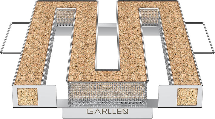 GARLLEN Kaltrauchgenerator Edelstahl, Sparbrand Kaltraucherzeuger für Kalträuchern Räucherofen Kugel