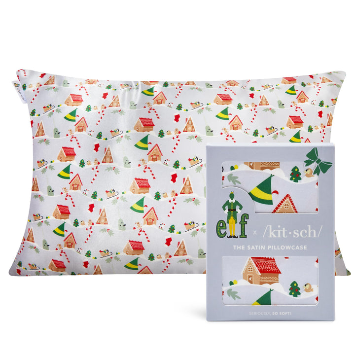 Elf x Kitsch Satin-Kissenbezug, weicher als Seidenkissenbezug für Haar und Haut, kühlende Satin-Kiss