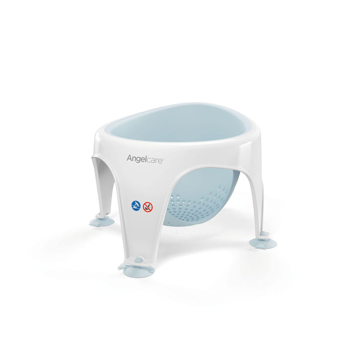 Angelcare ergonomischer Badering für die grosse Badewanne oder Dusche, Light Aqua, angenehm weiche S