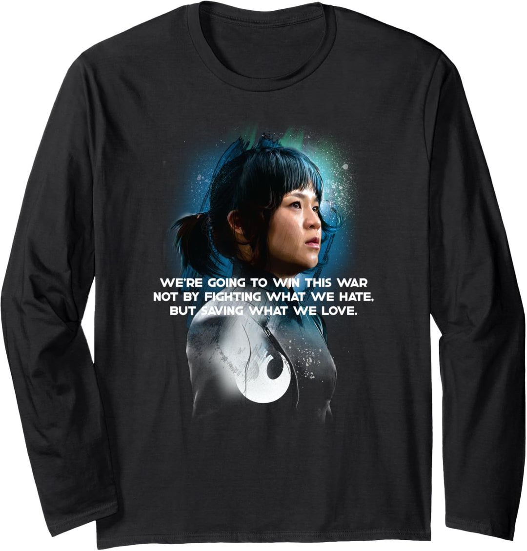 Star Wars The Last Jedi Rose Tico Movie Quote Langarmshirt