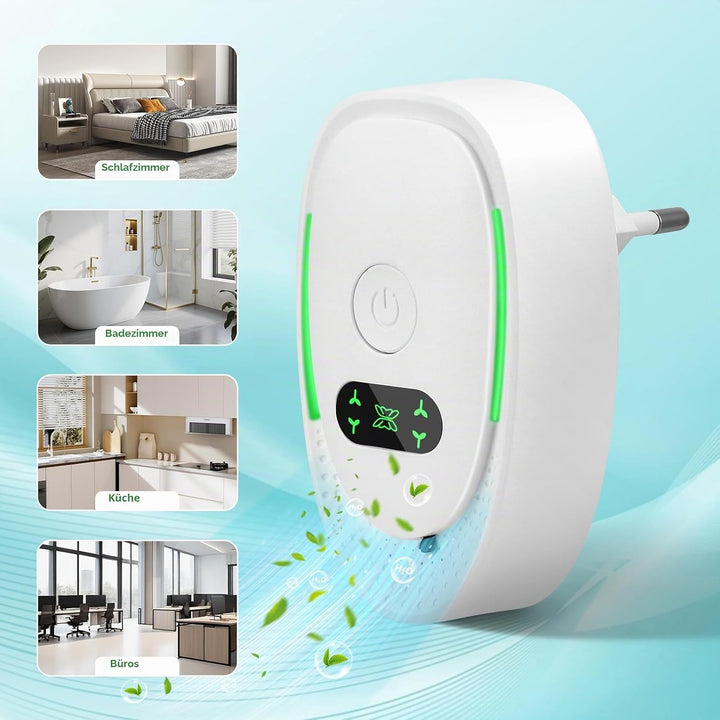 Luftreiniger, Plug in Air Purifier, Air Purifier Ionizer Generator, Steckbarer Negativ Ionen Luftrei