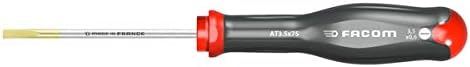 FACOM AT2.5X75 Schraubendreher Protwist für Schlitzschrauben – gefräste Klinge Schwarz 2,5 x 75 mm,